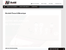 Tablet Screenshot of groupenicoletti.com